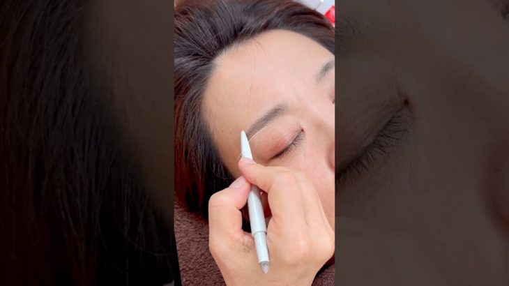 上がり眉毛をナチュラルに！ #50代メイク #40代メイク #60代メイク #美容