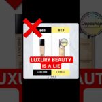 $50 difference… for the SAME foundation?! #beauty #dupes #shorts