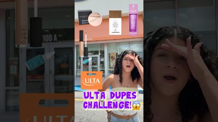 BUYING EVERY MAKEUP DUPE She Can Find at ULTA! #makeup #shopping #ulta #ytshorts