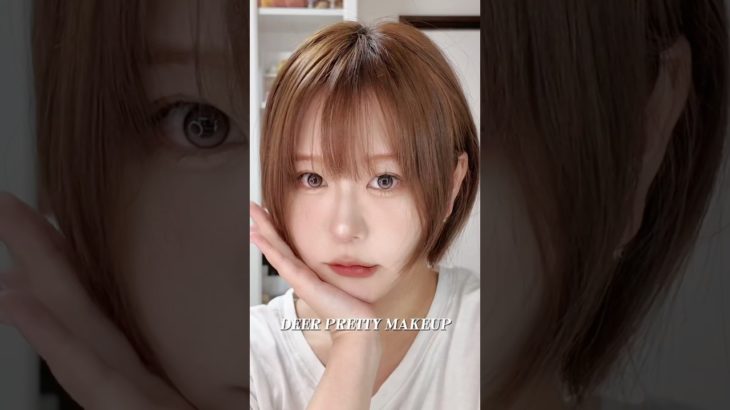 バンビメイクが可愛すぎる🦌💞 Deer pretty makeup #bambimakeup #deermakeup #メイク動画