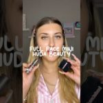 Full face con MINIS de Huda beauty🩷 | ig @_chuusi 📱 #makeup #maquillaje #hudabeauty