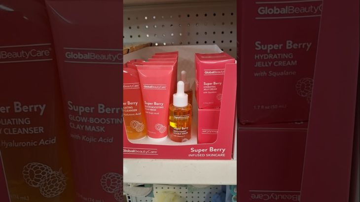 New Global Beauty Super Berry Skincare Collection at Dollar Tree #dollartree #skincare #dollartree