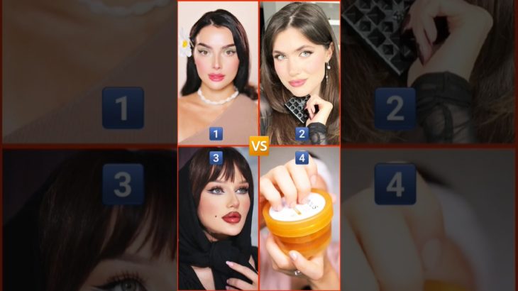 Select Best One❓️ 1️⃣🆚️2️⃣🆚️3️⃣🆚️4️⃣ #beauty #lipstick #laalpari #lips #makeup #lipsticklover #short