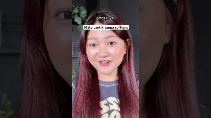 Tanpa softlens bisa cantik #makeuptutorial #eyemakeup #makeupmatanatural #belajarmakeup