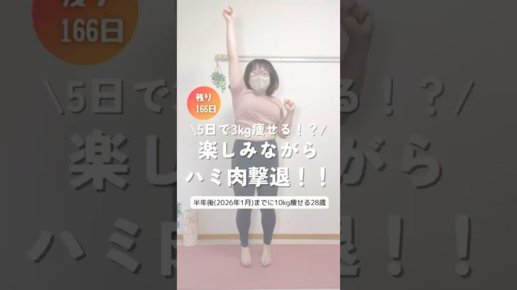 楽しみながらハミ肉撃退！！ #ダイエット #くびれ #宅トレ