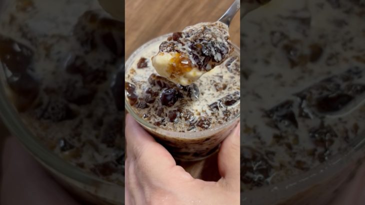 【簡単スイーツ】ペットボトルでコーヒーゼリーバニラアイス乗せ