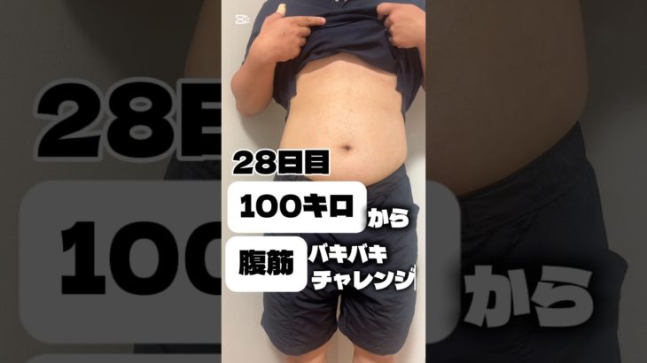 100キロから腹筋バキバキチャレンジ#ダイエット #フェス #ベリテン#プロレス #プロテイン #ダイエットレシピ #別腹