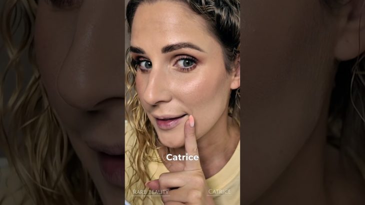 CATRICE Soft glam blush ❌ Rare Beauty blush ❤️‍🔥#test #makeup #liceni