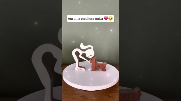 Essa escultura vai eternizar o amor com o seu Pet 🥹❤️