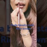 Huda Beauty Lip contour stain shade – Rich brown ,long wear transfer proof swatch