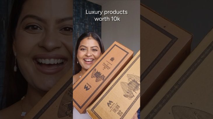 Luxury Beauty Haul from Myntra #saleshopping #beautyhaul