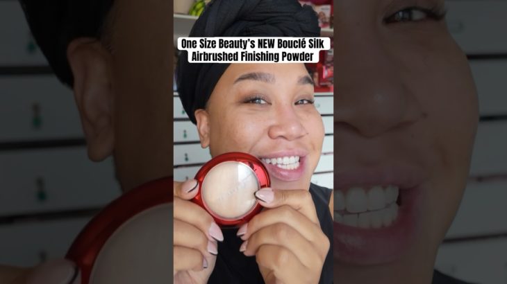 NEW Boucle Silk Airbrushed Powder by One Size Beauty 🥰 #onesizebeauty #bouclesilkpowder #makeup