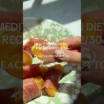 The perfect combo!🍑 #mediterraneandiet #healthysnacks #peaches #easysnacks #highprotein #prosciutto