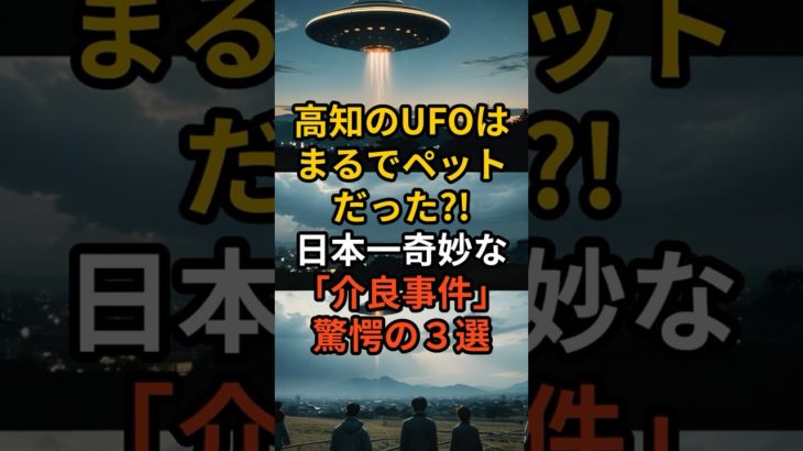 高知のUFOは、まるでペットだった？日本一奇妙な「介良事件」驚愕の３選。 #不思議な話 #宇宙 #怪現象 #歴史 #都市伝説