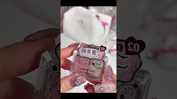 Unboxing đồ trang điểm màu hồng #mypham #beauty