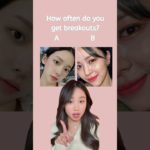 What is ur SKIN TYPE? 10sec Beauty Test #dryskin #sensitiveskin #glassskin #oilyskin #acne #kbeauty