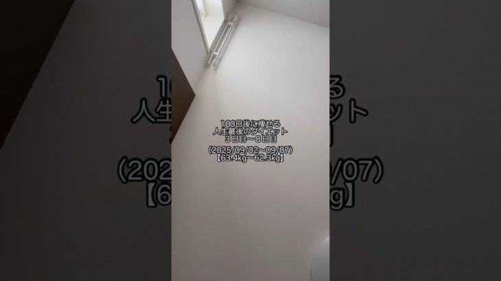 【diet vlog】人生最後のダイエット３日目〜８日目【100日ダイエット】