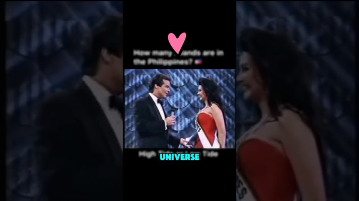 filipina beauty queen surprised everyone with her answer abroad