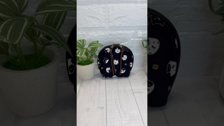 メイクポーチ#ミシン #手作り工作 #お直し #職人 #糸 #sewing #sewingmachine #repair #diy #ハンドメイド #メイクポーチ #猫 #ねこ #ネコ