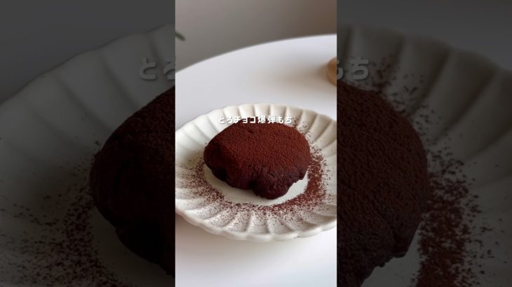 とろチョコもち🍫 #ダイエットおやつ #ダイエットレシピ #簡単レシピ #ダイエットスイーツ #ヘルシースイーツ