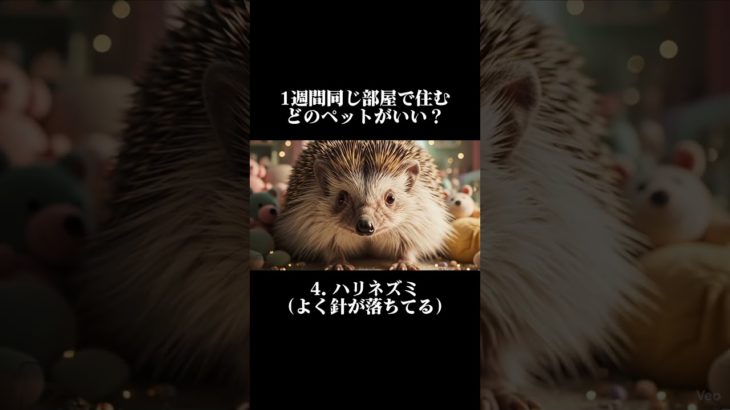 1週間一緒に住むならどのペットがいい？　 #ai #animals  #癒し
