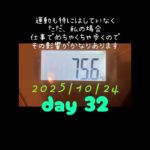 体重記録32日目🔖𓂃𓈒𓏸︎︎︎︎#ダイエット#体重#体重記録#体重公開#マイペースにダイエット