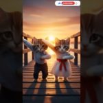 Adorable Cat Dance Moments 😻 | Cute Pet Dance Video | Animal Action Show #cat #catdance #shorts