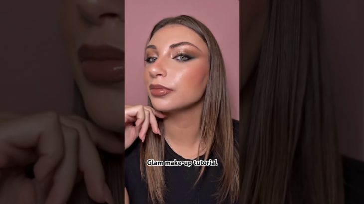 Brown Glam Make-up 🤎 #makeup #makeupshorts #makeuptutorial #beauty #youtubeshorts