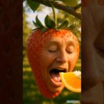 Feeding my pet #asmr #weirdfacts #aiart #fruits #feeding #food #shorts #relieve stress