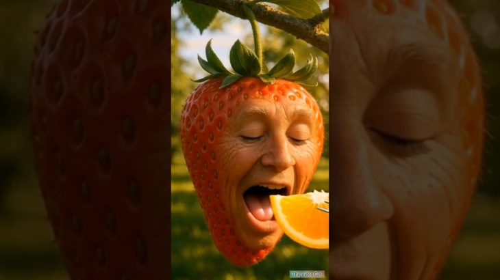 Feeding my pet #asmr #weirdfacts #aiart #fruits #feeding #food #shorts #relieve stress