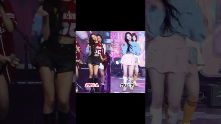 半年でダイエットを成功したHearts2heartsのユハ #yuha #ユハ #ダイエット #脚やせ #比較