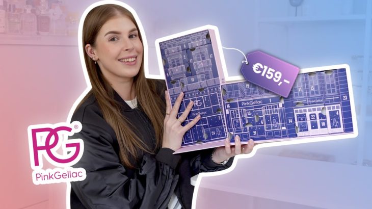 PINK GELLAC ADVENTSKALENDER UNBOXING 2025 💙🎄 | Make Me Blush