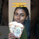 Swatches of Fae Beauty Face Card – Tan to deep & Very deep