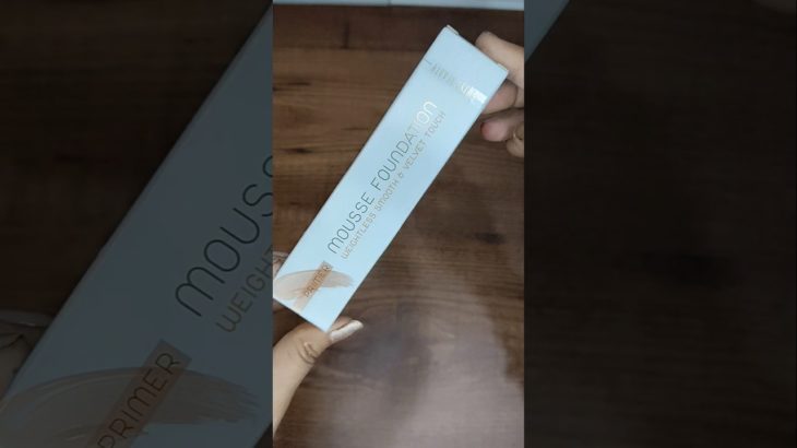 Swiss Beauty Primer Mousse Foundation 💯 #swissbeauty #foundation #moussefoundation #viral