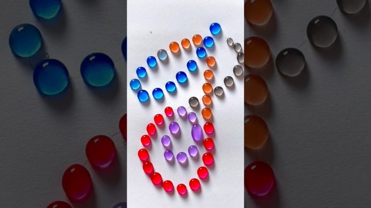 The Beauty of Color Flow | Satisfying Paint Blend 🪄 #shorts