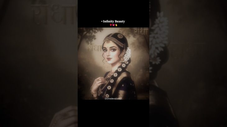 Trying hard to explain her beauty | Radha Krishna love status | Kashish #radha #radhakrishna #short