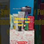 🎁 “Unboxing Swiss Beauty goodies —Foundation, BB Cream, Liner, Sunscreen & More! #shorts #makeup #yt
