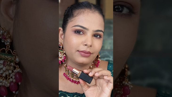 Very preety Nude Shade From swiss beauty creamy lipstick||#shorts