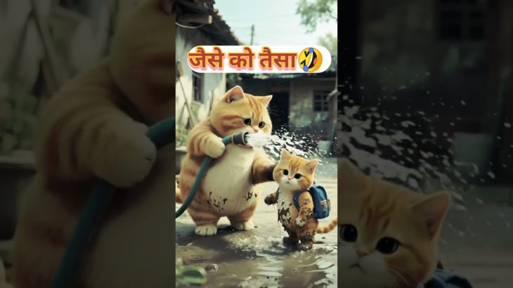 animal funny video🤣  #viral #comedy Boom,Scared me! #exlittlebeans #funny_cats #cat #funny_videos