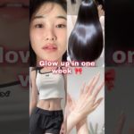 glow up in just one week ✨🧿#skincare #haircare #beauty #glowup #lipcare #viralvideo #shorts