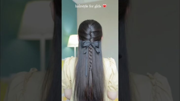 prettiest & easiest hairstyle for girls 💗✨| #beauty #fashio #style #skincare #haircare