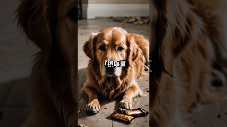 チョコレートを犬にあげないで !!!!  #雑学#shorts #ペット