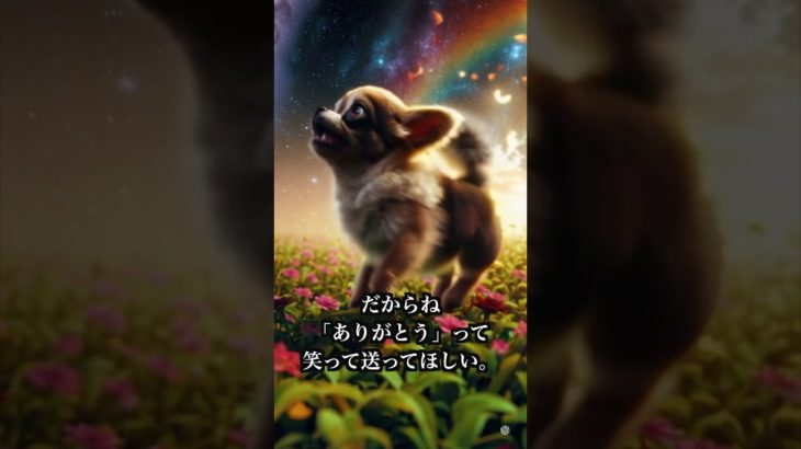 『「ごめんね」じゃなくて、「ありがとう」で見送って。』#感動 #泣ける #ペットロス