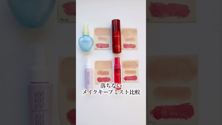 1番落ちないメイクキープミストを検証！