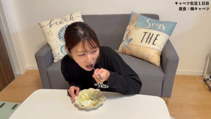 【3日間ダイエット】キャベツだけで生きたら何キロ痩せるのか？アレンジレシピあり！ダイエットvlog