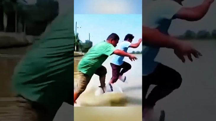 Eles Correm Sobre a Água com Garrafas PET! 😂