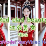 红衣美女 | ビューティ | 붉은 옷을 입은 미녀. | SexyVideoNo.60 梅纱 #cute #beautiful #beauty #anime #model #cute