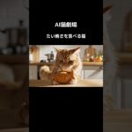 タイ焼きを食べる猫　　　#ai動画#shorts #ショート動画 #こんなペットは嫌だ #kawaii #猫 #cat #猫のいる生活#animals