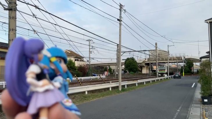 キュアビューティとキュアフォーチュンと高崎線e233系＋e231系！