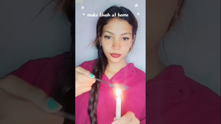 make blush at home🤯#shorts #youtubeshorts#lipistichack#beauty #blush #hack #makeup #viralhacks#blush